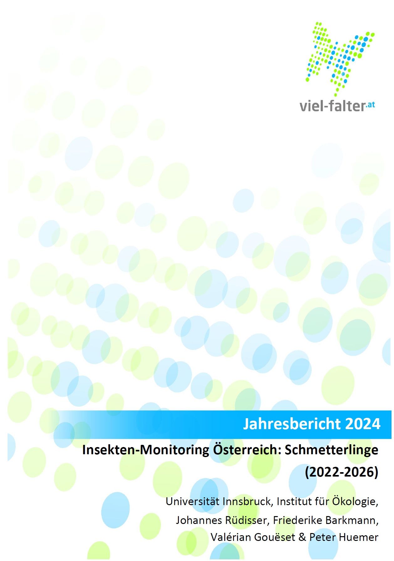 Cover des Viel-Falter Jahresberichts 2024