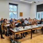 TeilnehmerInnen bei einem Tagfalter-Bestimmungskurs in Innsbruck